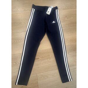 Adidas Womens 3-Stripes Leggings Multi Sport Legend Ink/White Size S